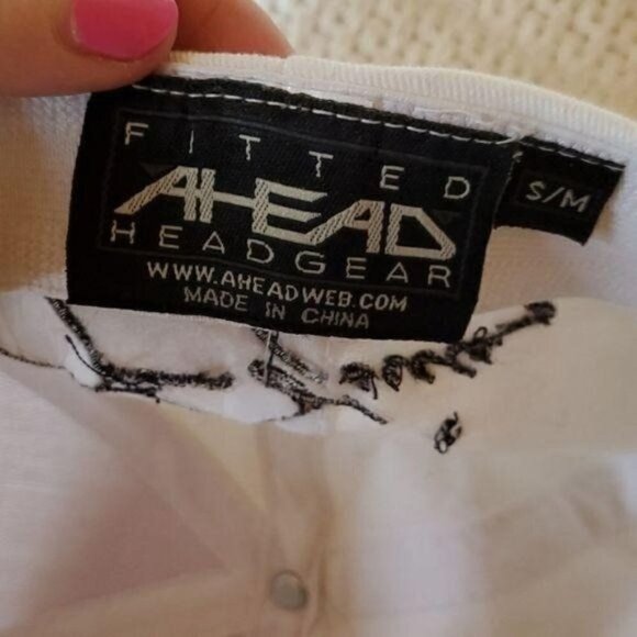 AHEAD Head Gear Embroidered Sz S/M Jack Nicklaus Retired Fitted Baseball Hat - Picture 7 of 7